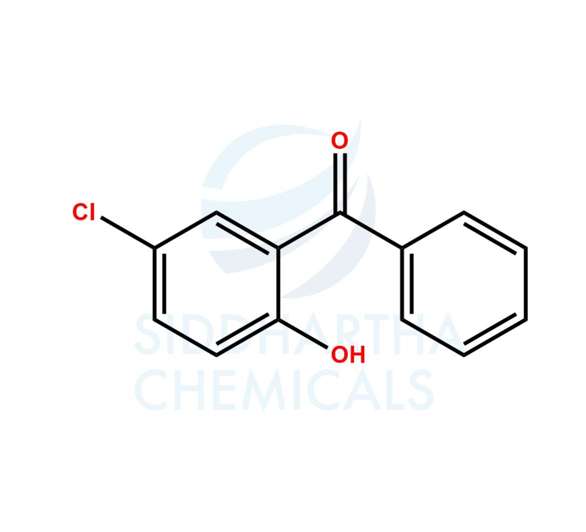 2-Hydroxy-5-chlorobenzophenone Structure