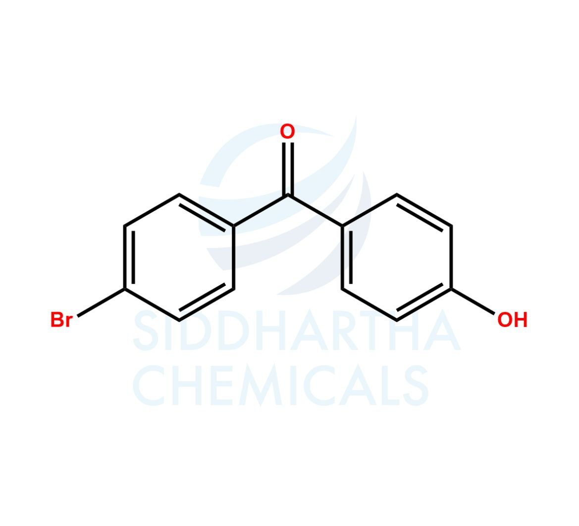 4-Bromo-4'-hydroxybenzophenone Structure
